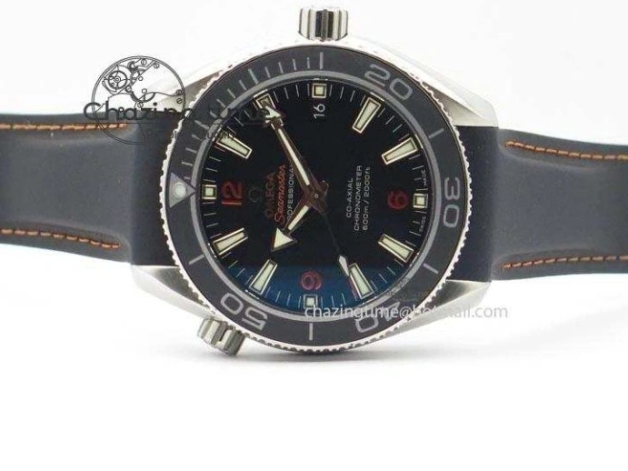 0118 Planet Ocean SS Bp Maker 45mm Black Bezel Orange Numbers On Black Rubber Strap A Popular 8220